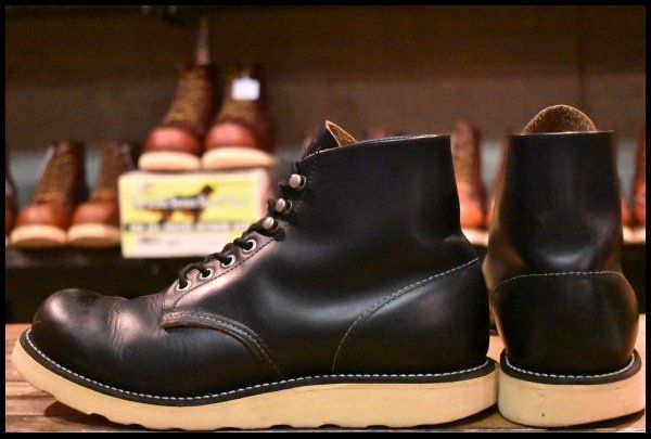 8D 良品 羽タグ 98年】レッドウィング 8165 アイリッシュセッター 黒