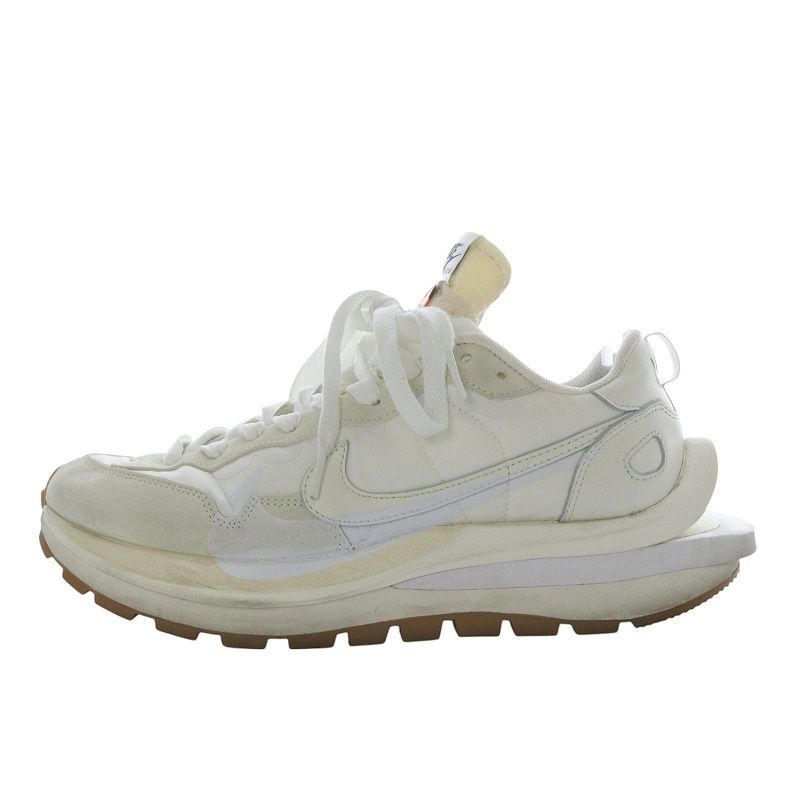 NIKE ベイパーワッフル　sacai スニーカー クリーム色 サカイ×ナイキ ヴェイパー sacai×Nike Vapor Waffle White Gum