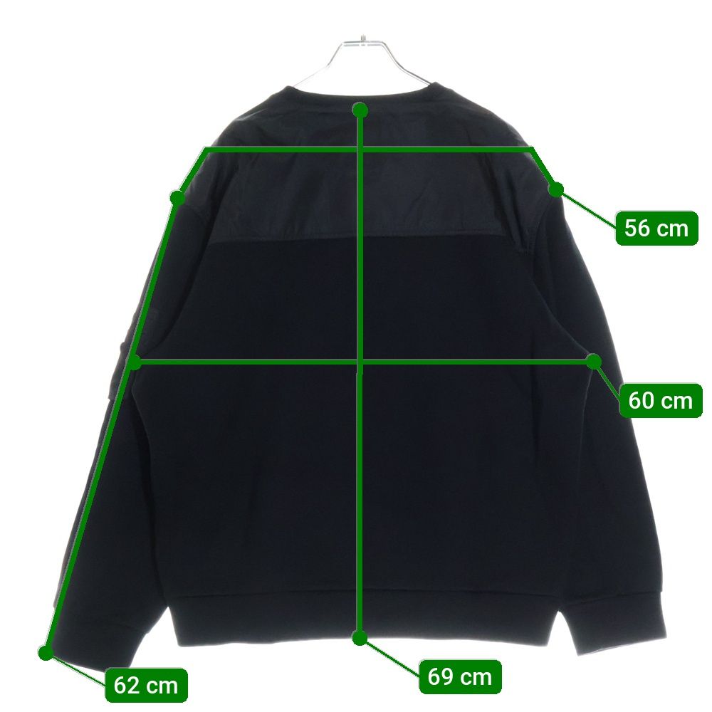 PRADA (プラダ) Re Nylon Sweatshirt ナイロン切替 クルーネック 