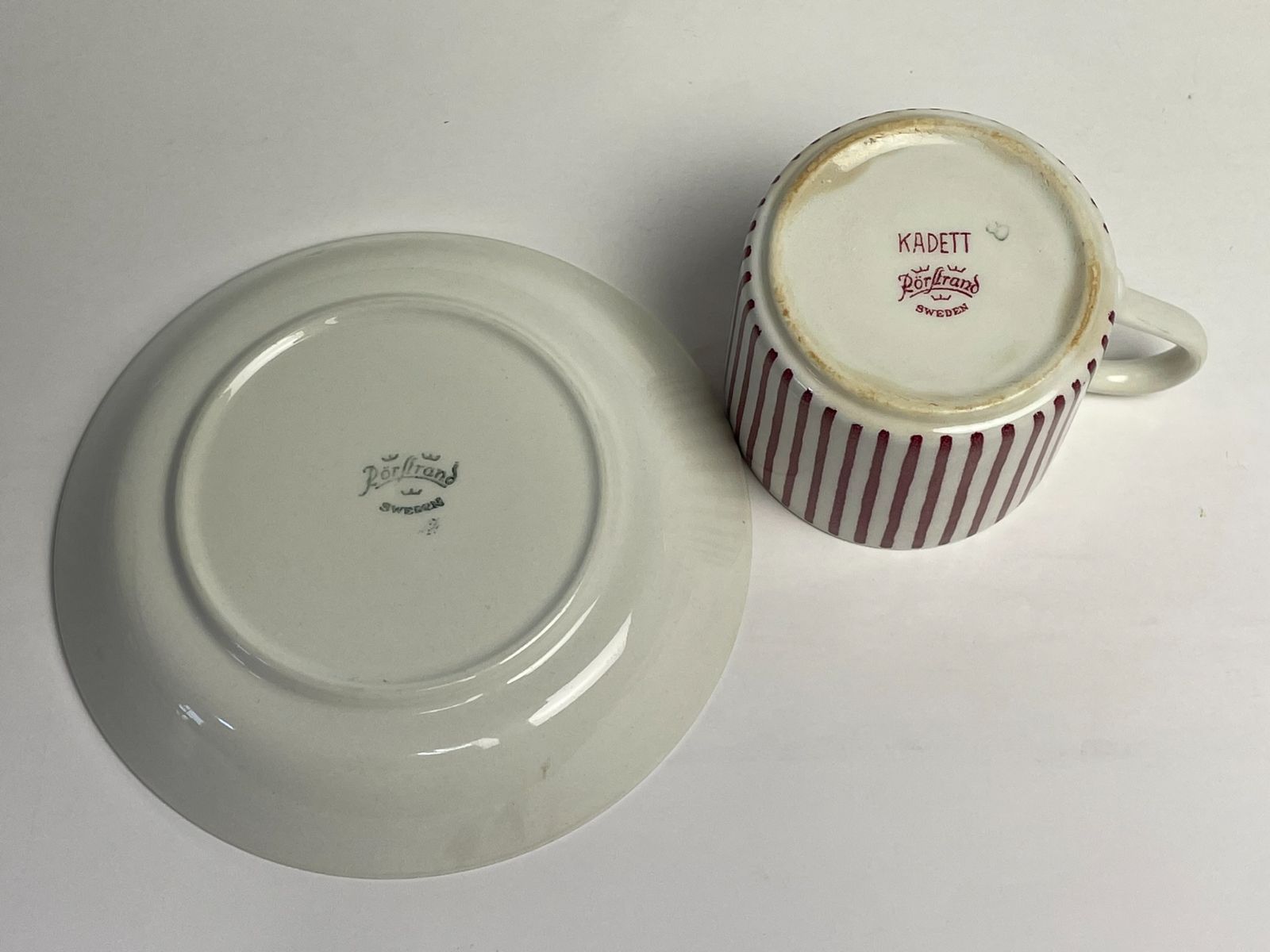 ロールストランド カデット コーヒーカップ＆ソーサー【赤 06