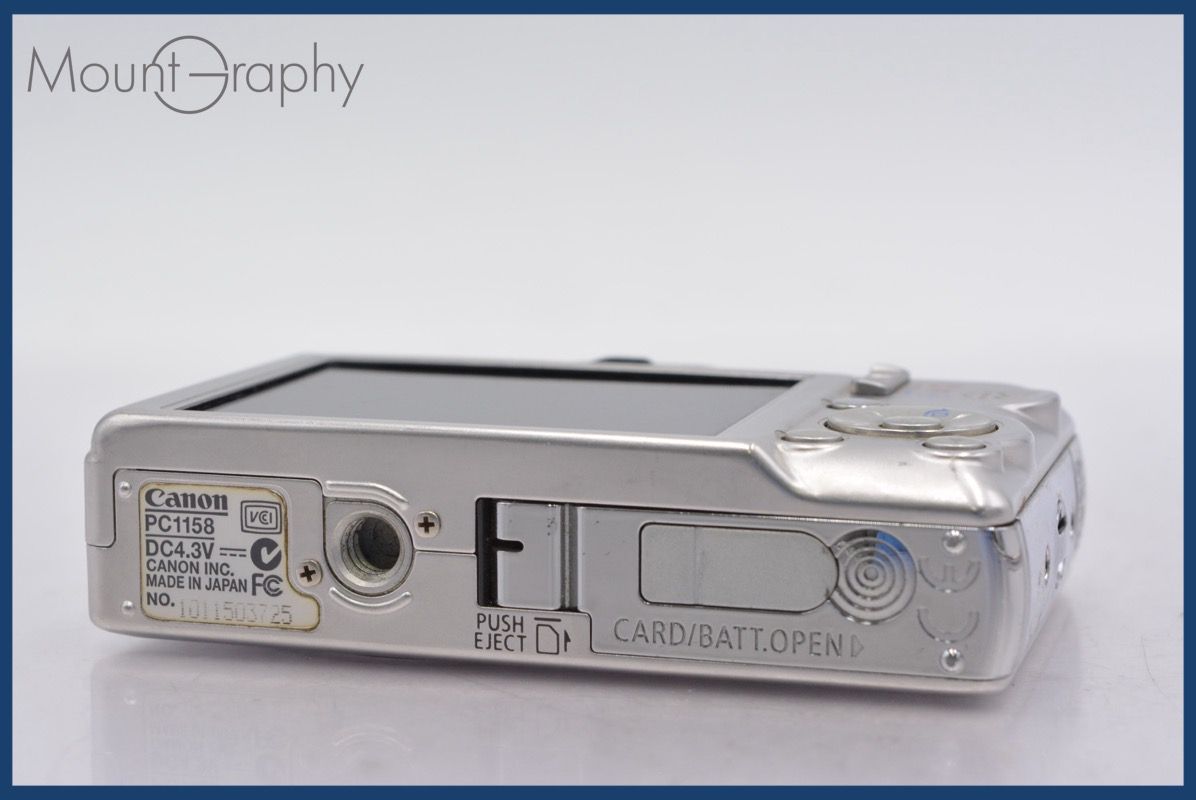 ☆特別特価☆ キヤノン Canon IXY DIGITAL 60 3x バッテリー付属 同梱