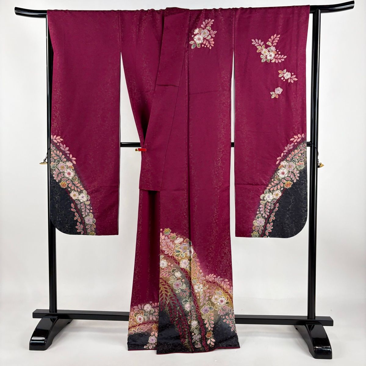 振袖 美品 秀品 167.5cm 67cm 正絹 振袖 身丈167.5cm 裄丈70cm