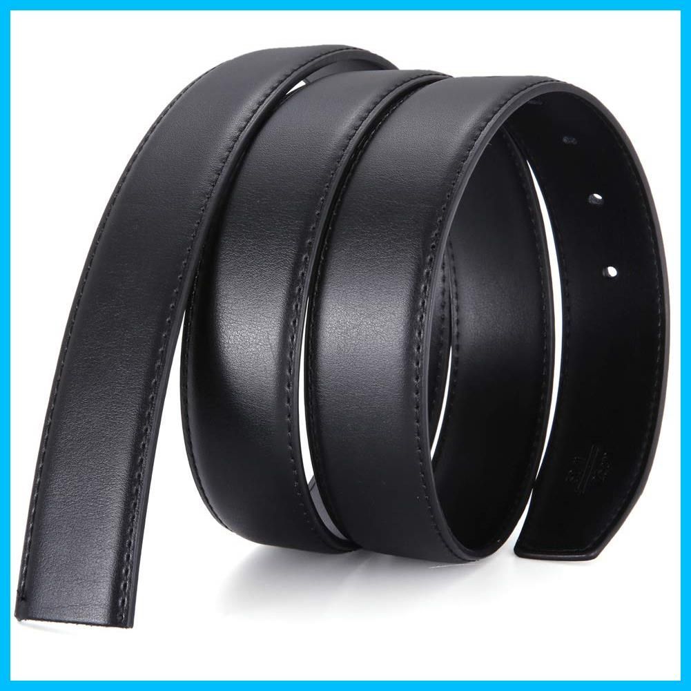 商品 穴あり 本革 バックルなし ロングサイズ ベルト交換用 幅2 8～3 5 cm 包装付き メンズ 取付 Nelbons ピン式