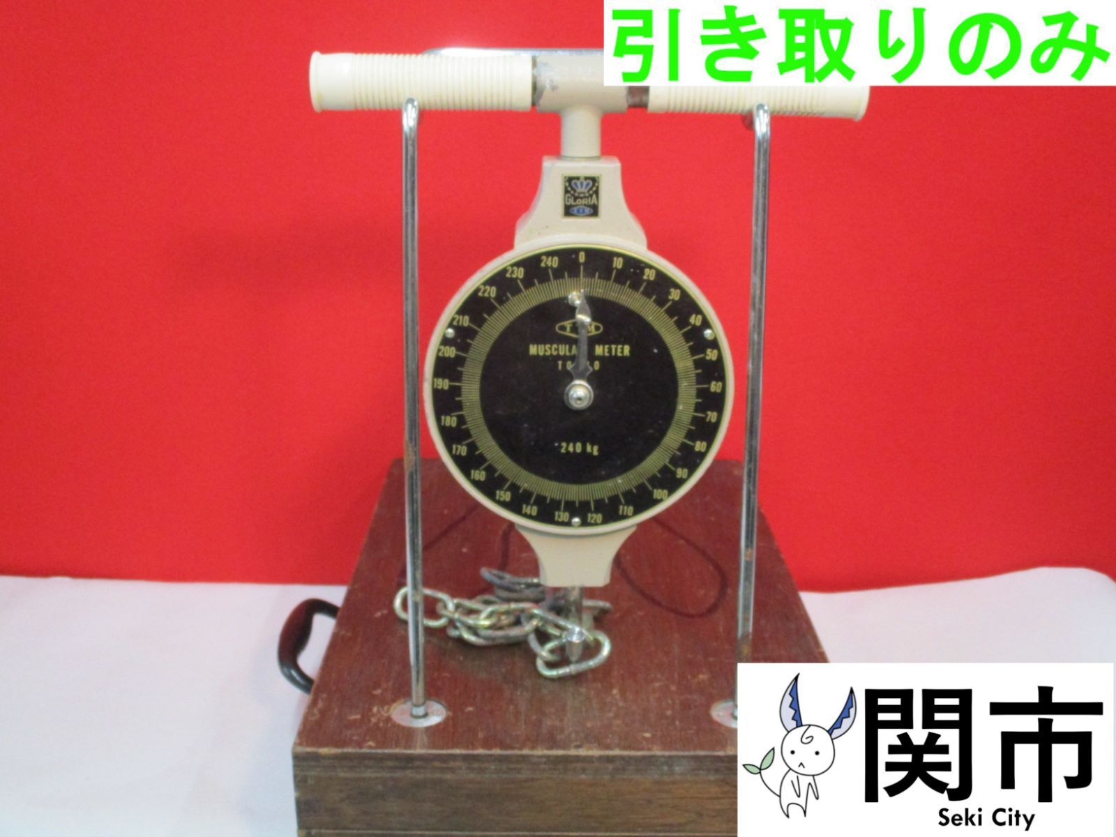 測定しマッスル！背筋計【現地引取のみ、配送不可】