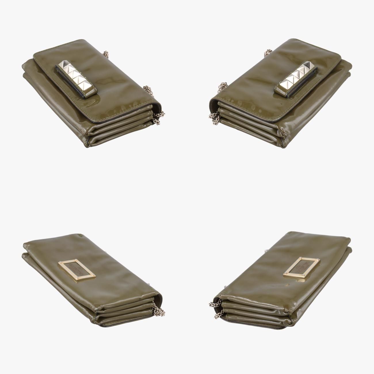 ヴァレンティノValentinoロックスタッズ ヴァ ヴァ ヴーム グリーン パテント BS-B975VNE1 DECORATOM_COM_BR