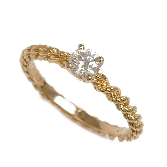 Boucheron ブシュロン K18PG ピンクゴールド セルパンボエム ダイヤ リング 指輪 JSL0012647 ダイヤモンド 7号 47 1.7g レディース