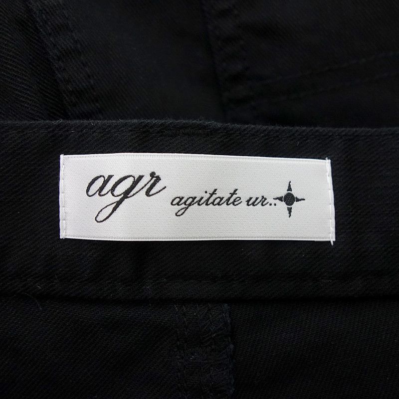  アジル agr サルエル デニム パンツ ブラック サイズ メンズM その他 パンツ