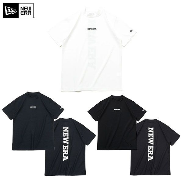 ニューエラ 14109047 14109048 14109049 半袖 鹿の子 ミッドネック モック シャツ Vertical Logo