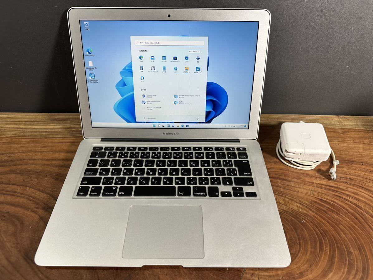 「最上位充電1回」Apple MacBook Air 13inch 2015/Corei7  2.2GHZ/SSD512GB/8GB/Office2019/Windows11