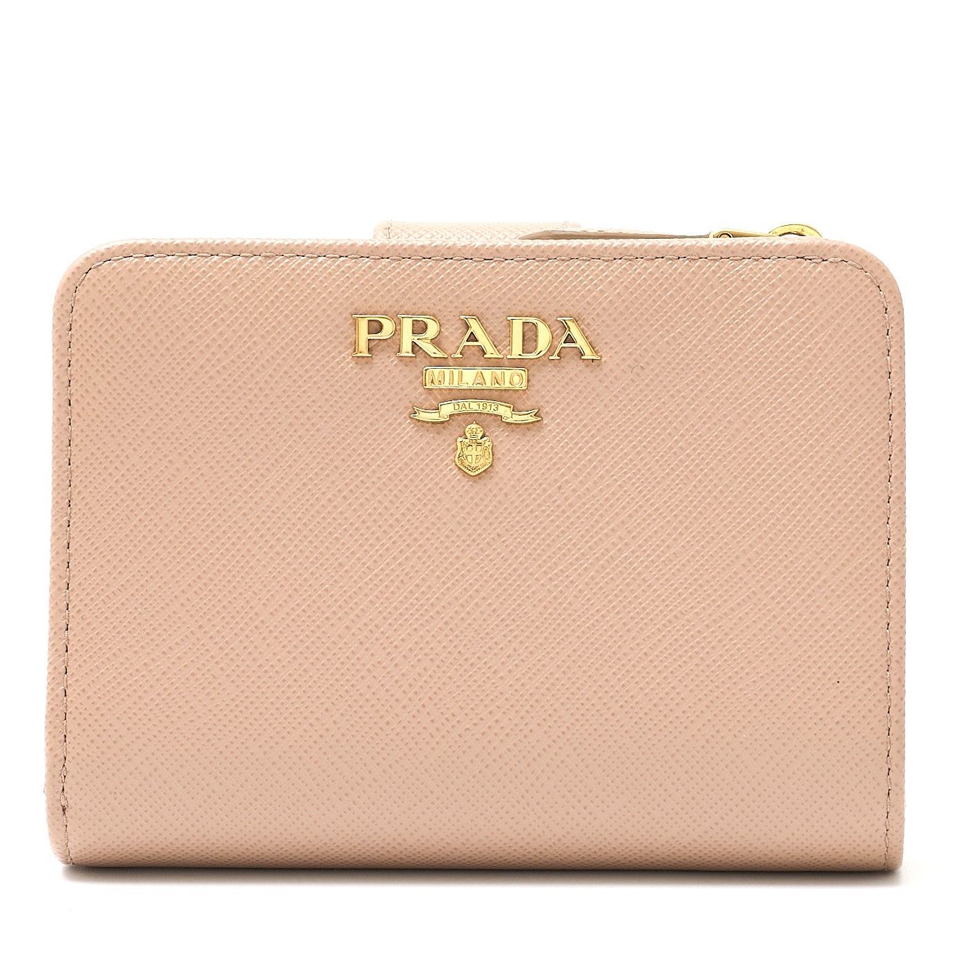 PRADA プラダ サフィアーノメタル 2つ折り財布 1ML018 コンパクト 