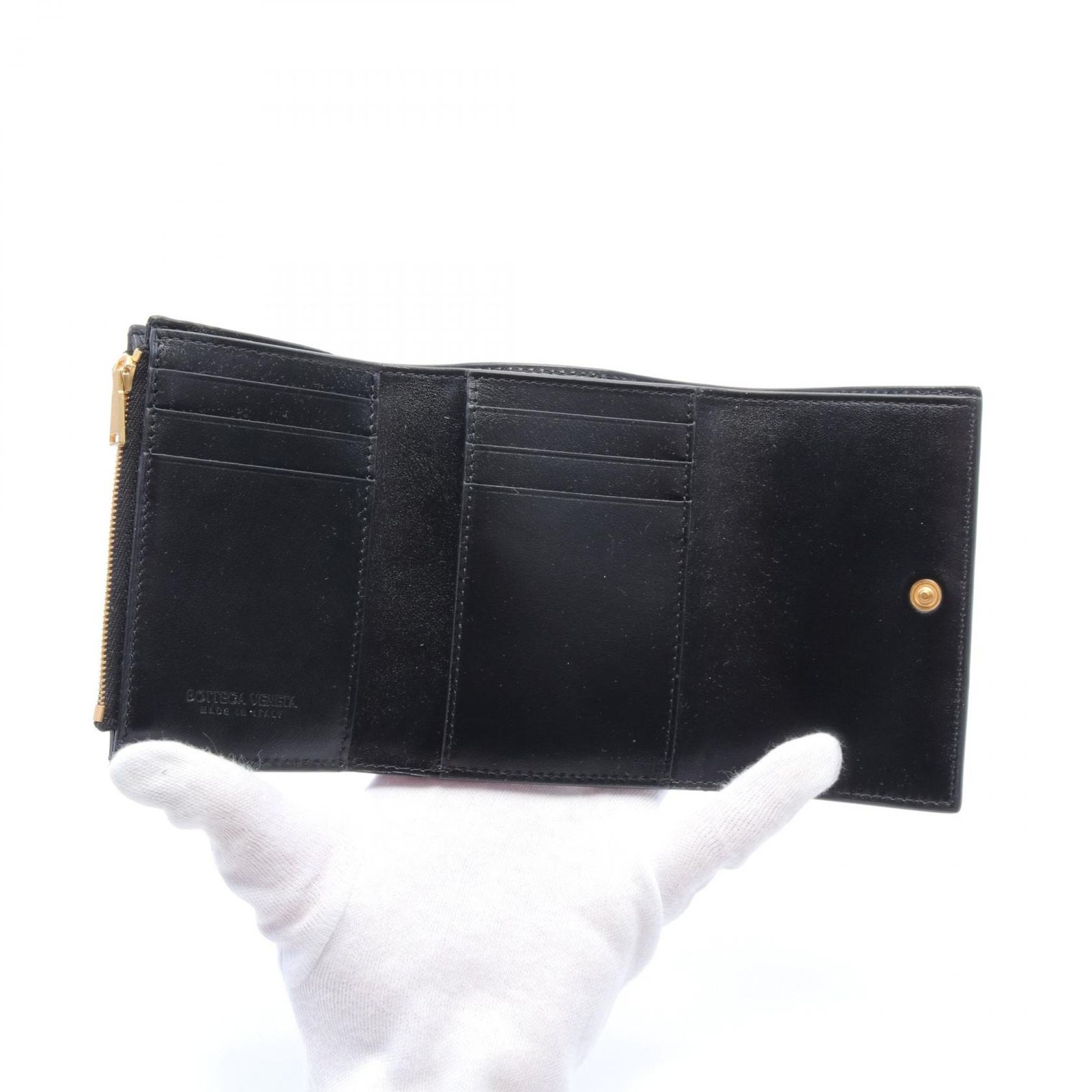 ボッテガヴェネタ カセット マキシイントレチャート スモール 三つ折り