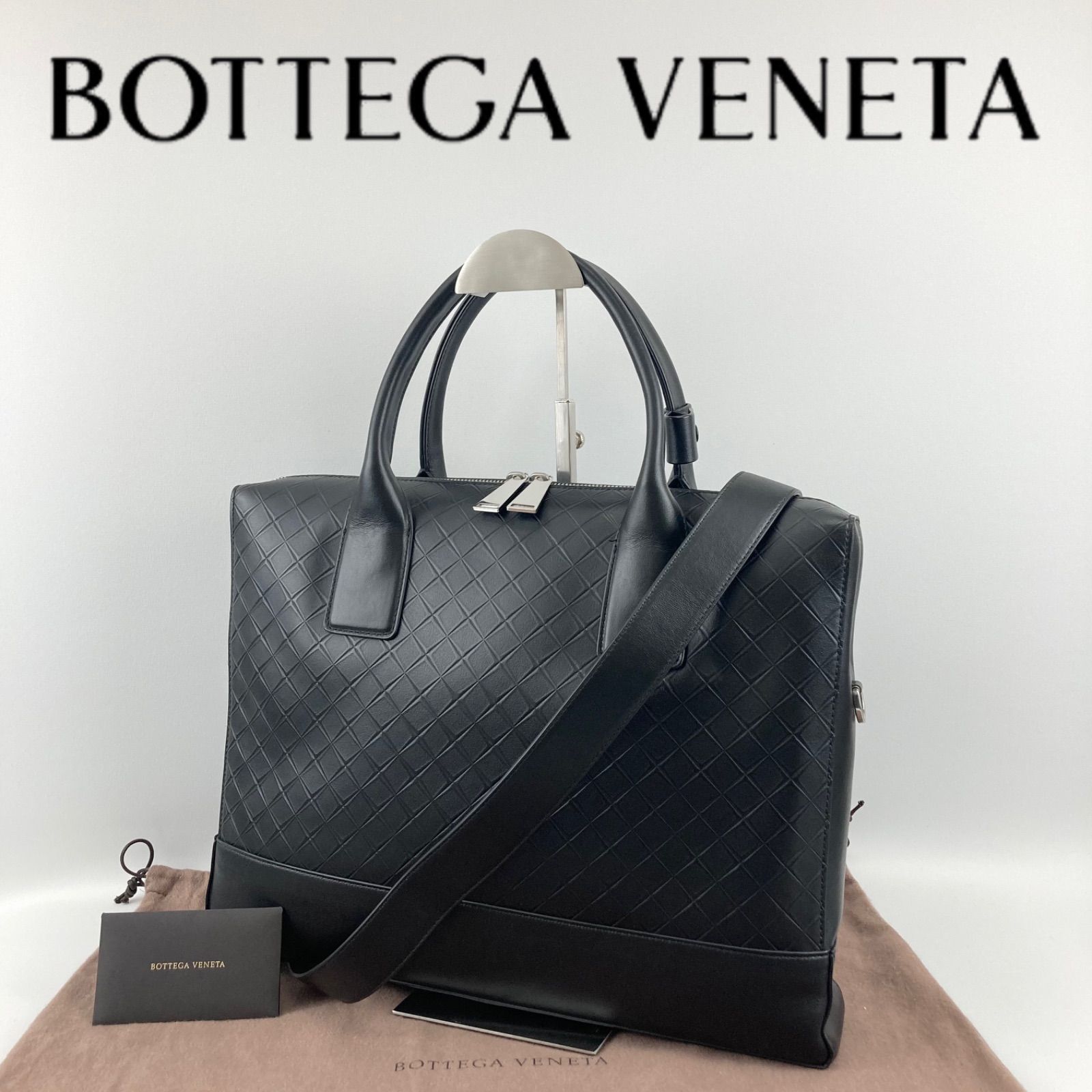 BOTTEGA VENETA ネイビー ビジネスバッグ BOTTEGA VENETA ネイビー ビジネスバッグ BOTTEGA VENETA 超美品