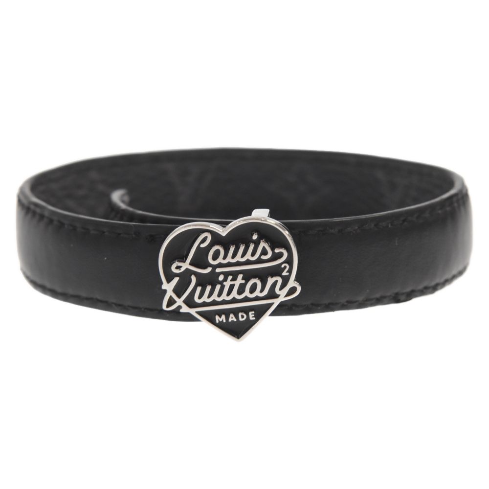 【美品】ルイヴィトン ブレスレット モノグラム エクリプス ブラック LOUIS VUITTON (ルイヴィトン) ×NIGO Monogram eclipse bracelet