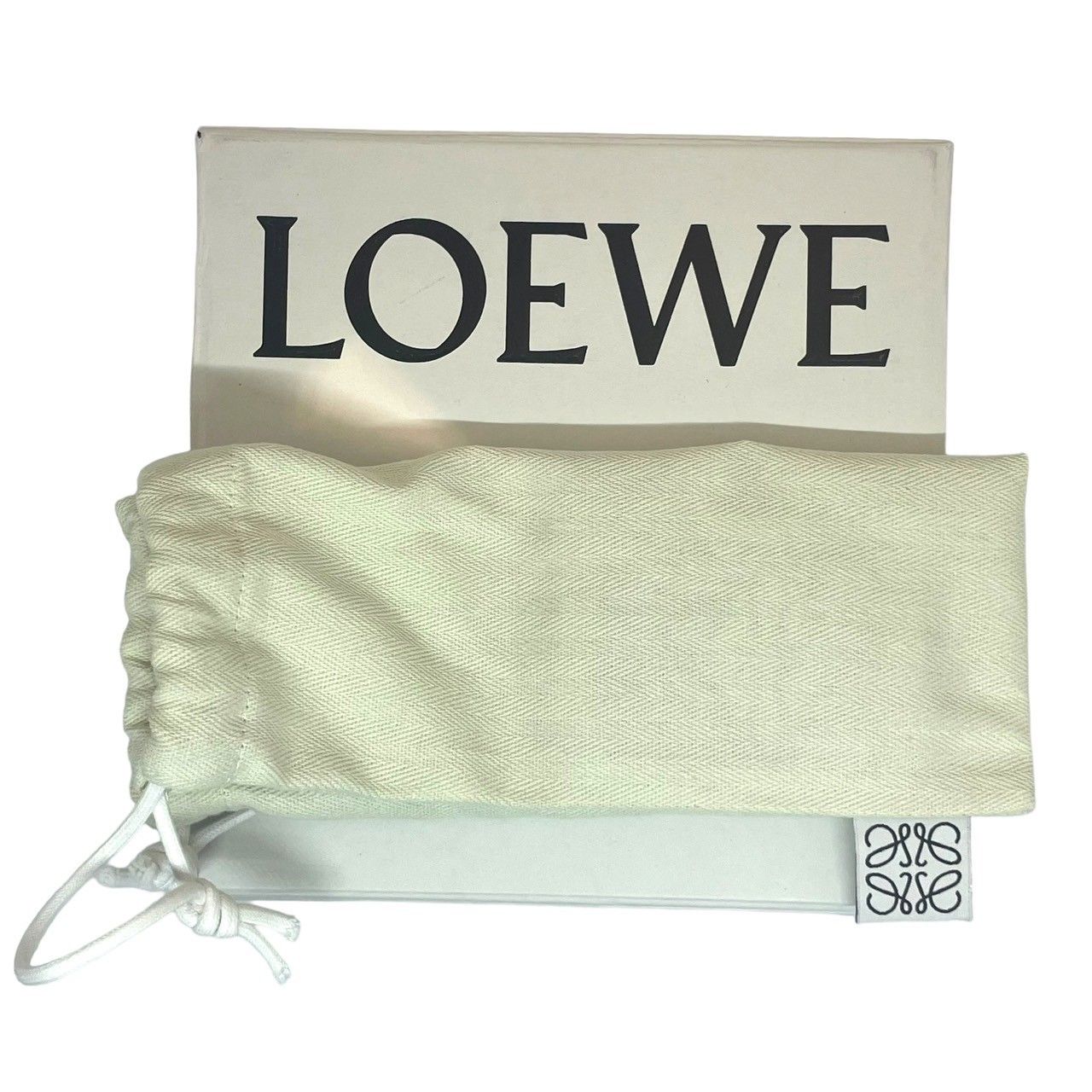 LOEWE ロエベ フラグメント ケース コインカード ホルダー ストラップ ダイヤモンド カーフ F ブラック - メルカリ