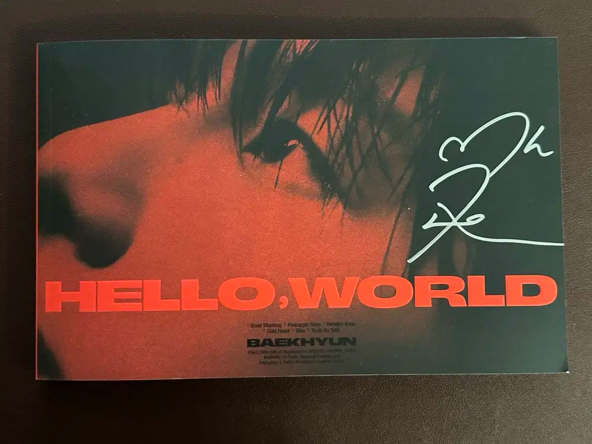 【雷市場（ポンジャン）商品韓国直送】 EXO(エクソ) ベクヒョン(BAEKHYUN) BAEKHYUN サイン入り サイン入り アルバム