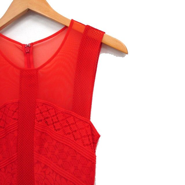 【美品】ビーシービージーマックスアズリア ノースリーブワンピースドレス 2 ビーシービージーマックスアズリア BCBGMAXAZRIA ワンピース