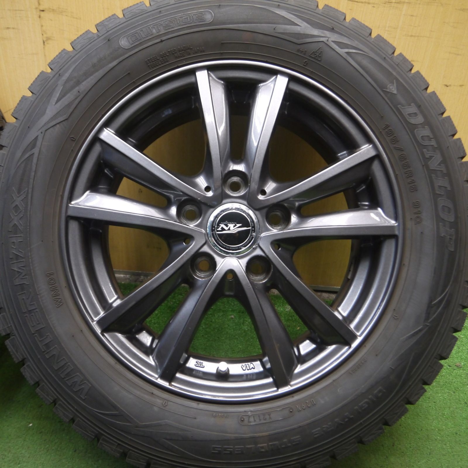☆21年☆綺麗☆溝9.5分☆ ダンロップ195/65R/15