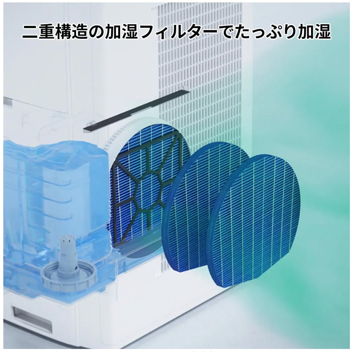 シャープ 加湿空気清浄機 KI-X75E3-W（KI-SX75-W） KI-SX75 | 空気清浄機：シャープ