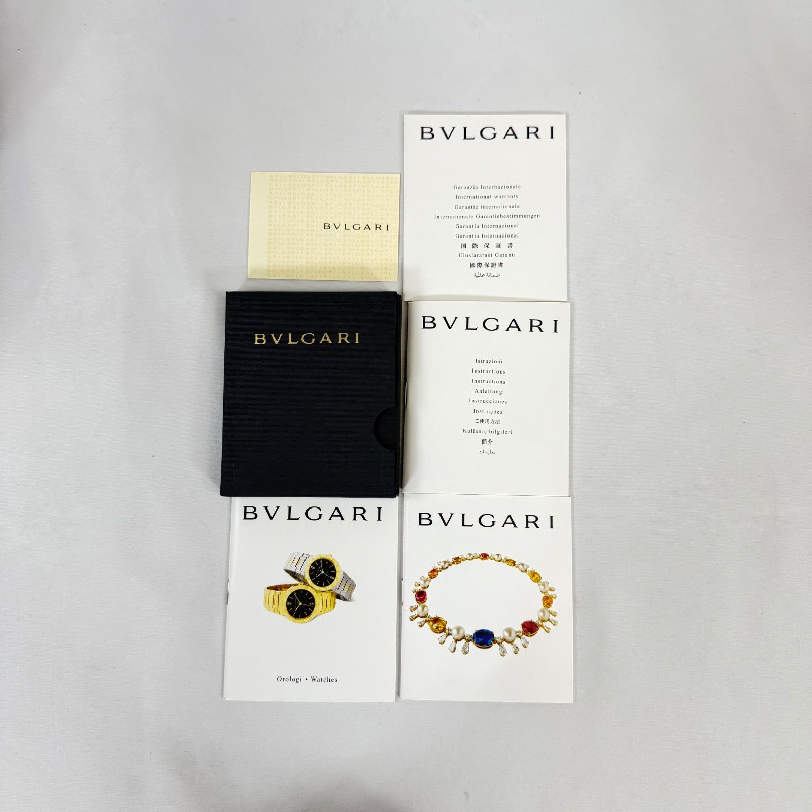 BVLGAR ブルガリ 腕時計用 ケース ボックス 空箱 ブラック 黒色