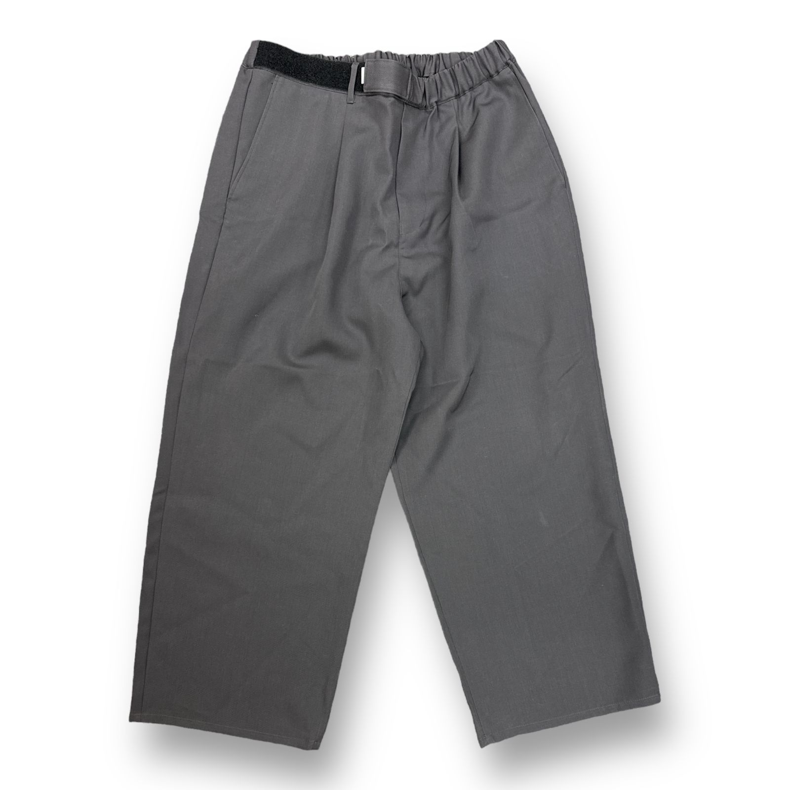 定価35200円 Graphpaper 22SS Scale Off Wool Wide Chef Pants シェフパンツ イージーパンツ  スラックス トラウザー グラフペーパー グレー系 F GM221-40045B 66473A - メルカリ