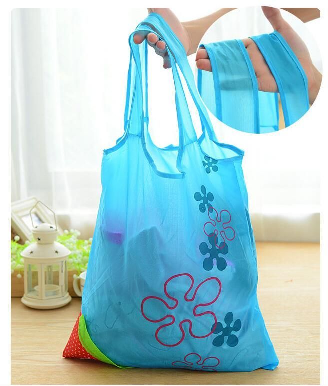 新品☆いちご☆エコバッグ 6個セット 苺 イチゴ 折りたたみ