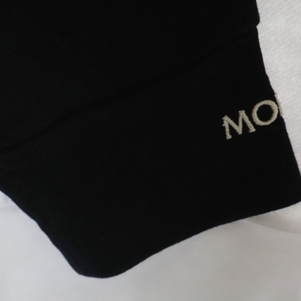 【S相当】MONCLER モンクレールスウェットトレーナーラバーワッペン黒14A S相当】MONCLER モンクレールスウェットトレーナーラバー
