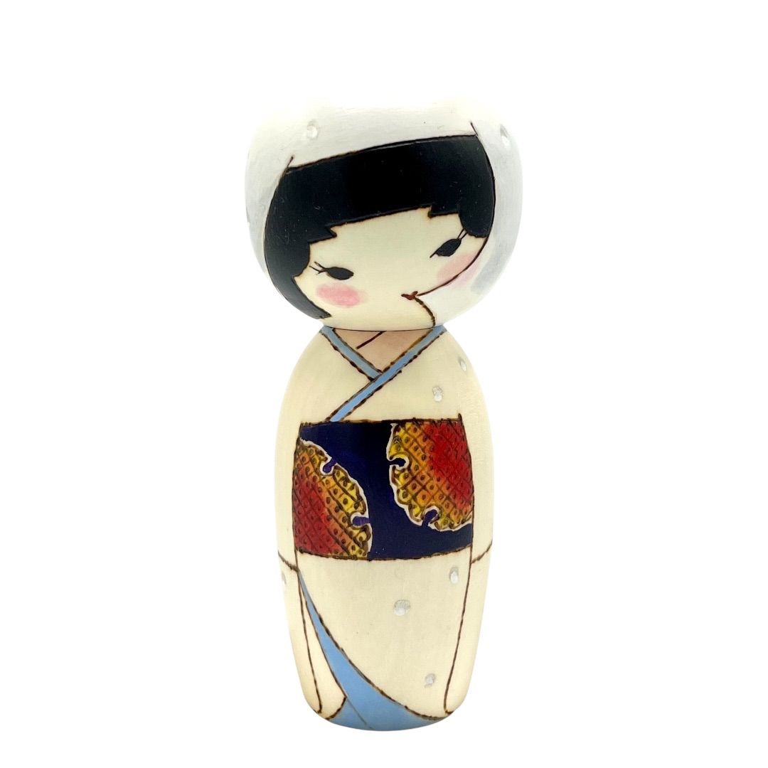 近代創作こけし Kokeshi Doll 沖いづみ作 沖 いづみ 一品作 こけし人形