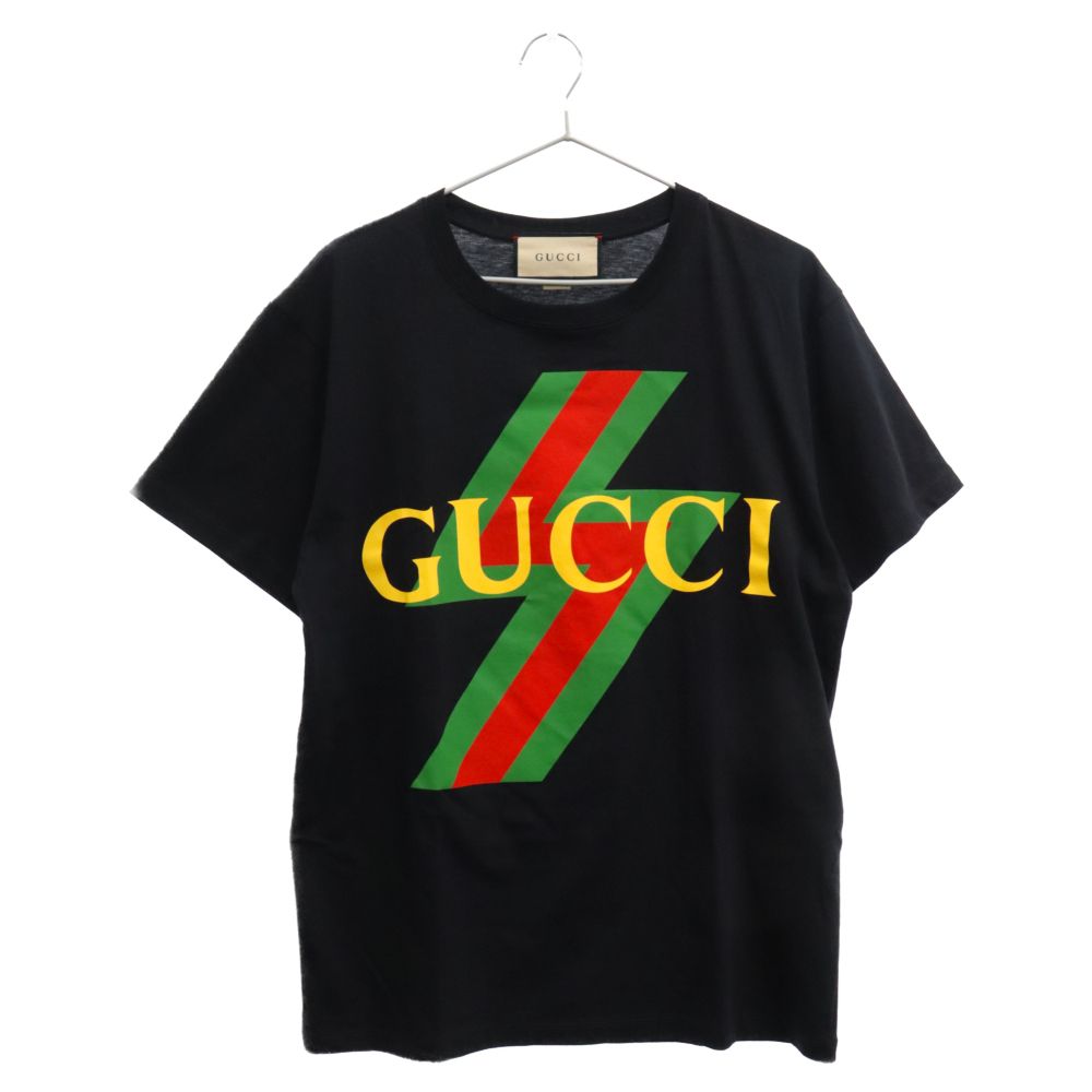 GUCCI (グッチ) G-LOVED COTTON T-SHIRTS ロゴプリント半袖カットソー