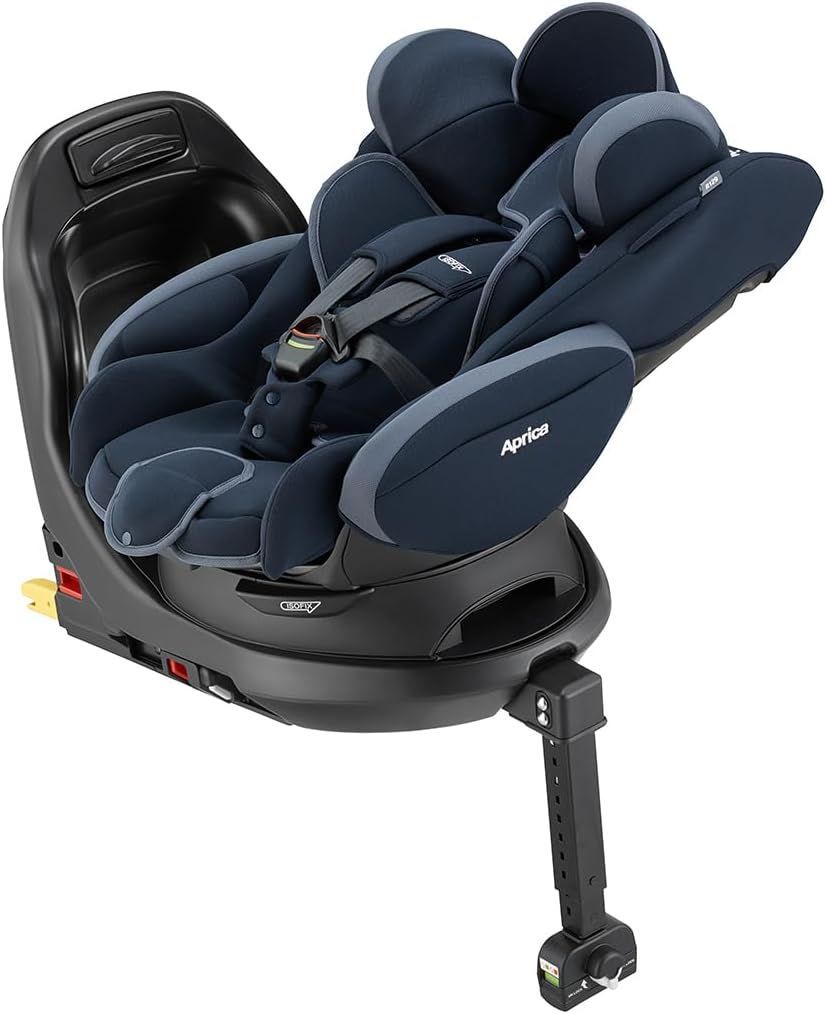 アウトレット Aprica アップリカ チャイルドシート ISOFIX固定 フラディアプラスライト 新生児~4歳頃まで 回転式 R129適合 ライトネイビー 2025年モデル 2187854 ♥品|送料無料| 処分