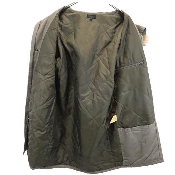 アーペーセー フランス製 モッズコート M カーキ系 A.P.C. 裏キルティング メンズ アーペーセー フランス製 モッズコート M カーキ系 A.P.C. 裏