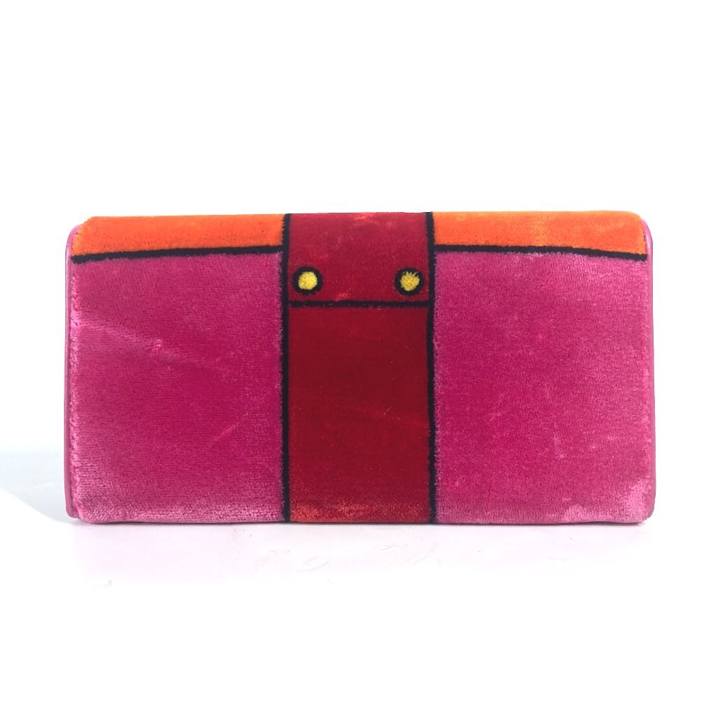 PRADA プラダ 長財布 ロゴ 1MH019 ベルベット - メルカリ
