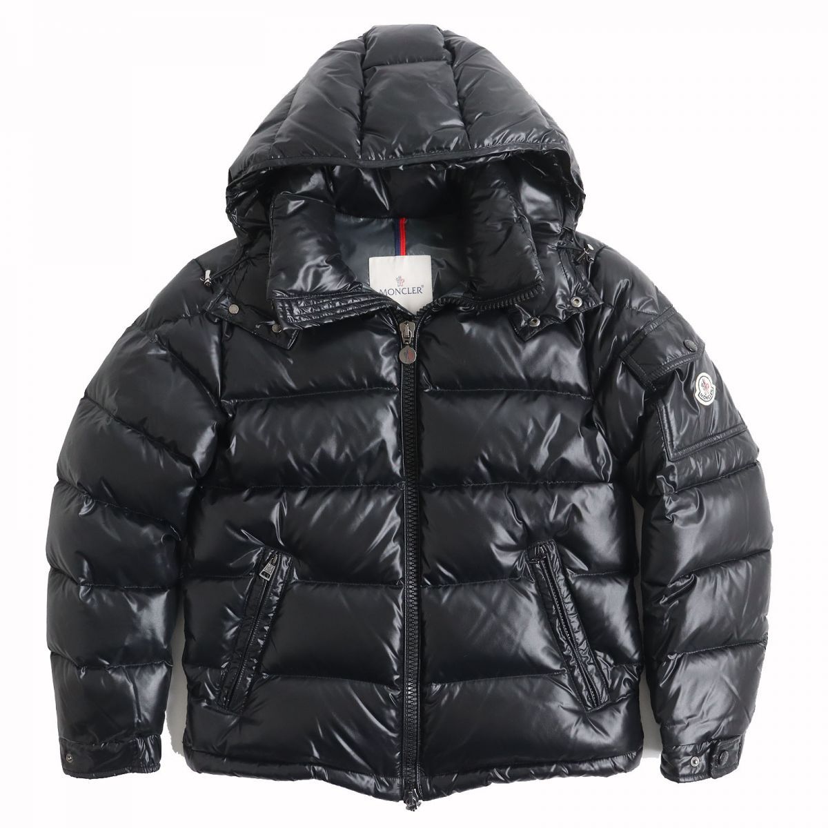 美品△正規品 MONCLER モンクレール MAYA GIUBBOTTO マヤ ロゴワッペン