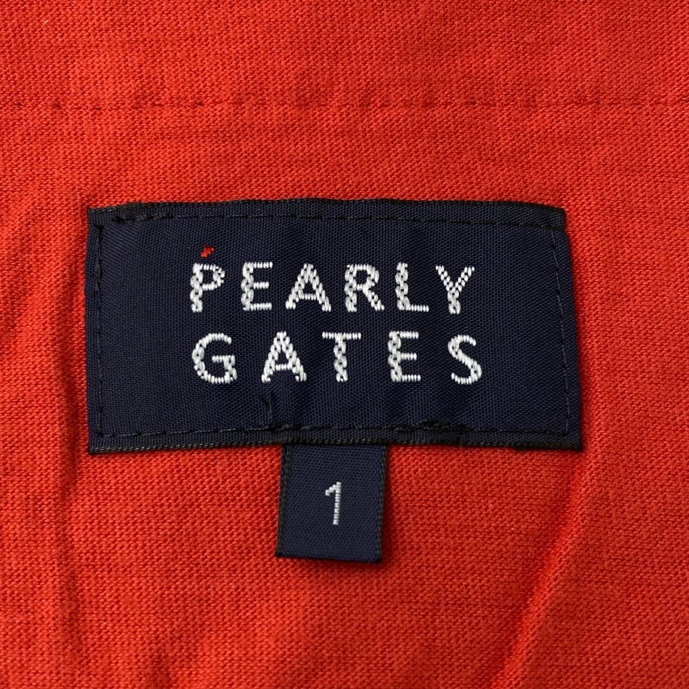 サイズ：1 PEARLY GATES パーリーゲイツ  ニットセーター  レッド系 [240101489415] ゴルフウェア レディース ストスト サイズ：1 PEARLY GATES パーリーゲイツ ニットセーター レッド