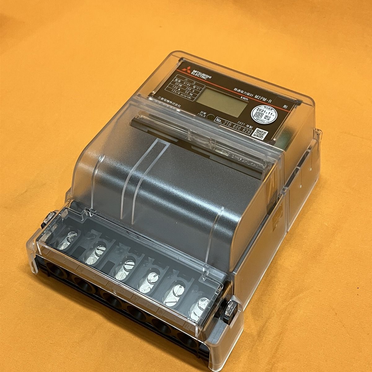 電子式電力量計 三菱電機 M2PM-R 3P3W 200V 120A 50Hz