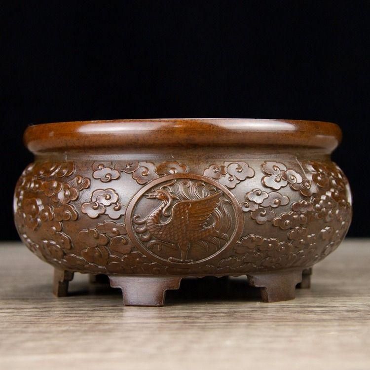 銅細工 四神獣聚宝盆 茶道具 香道具 装飾品 工芸品 美術品 置物 銅細工 四神獣聚宝盆 茶道具 香道具 装飾品 工芸品 美術品 置物