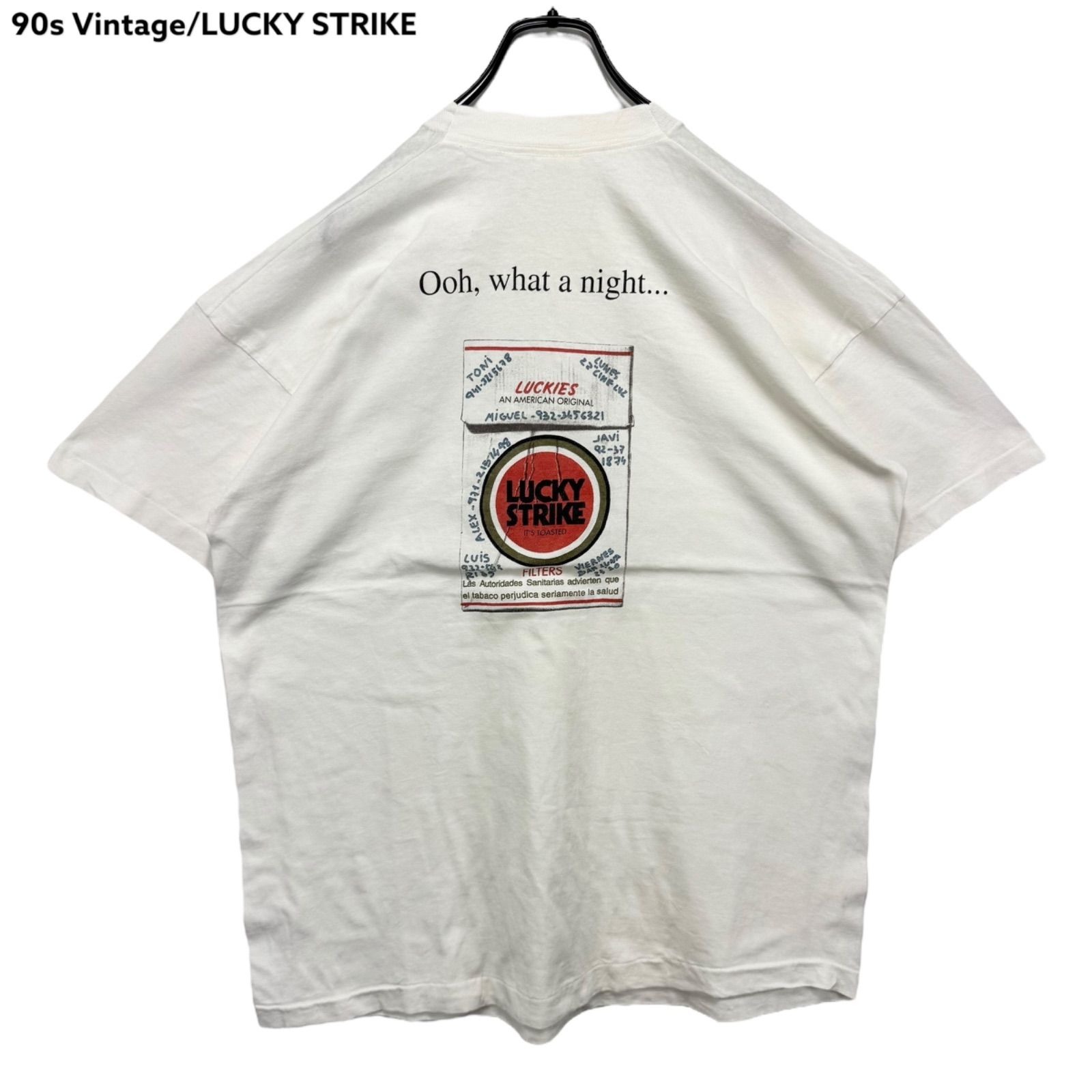 古着 ラッキーストライクタバコ Lucky StrikeヴィンテージXL