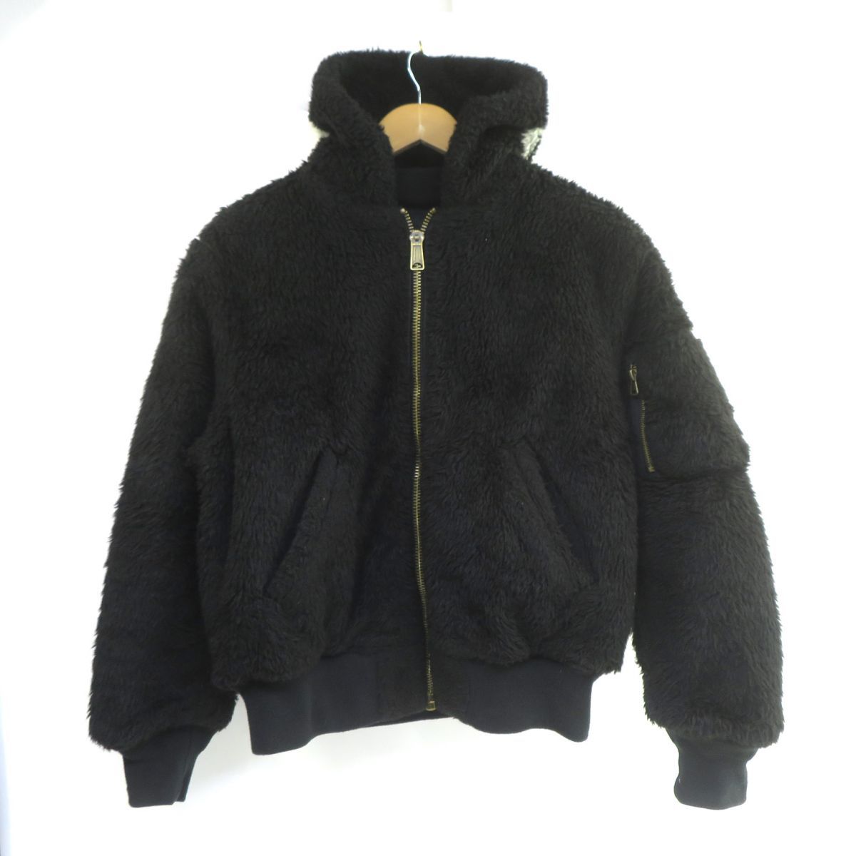 シュプリーム　リバーシブルフォックスファー　ma1 極美品　Lサイズ Faux Fur Reversible MA-1 | Supreme 22fw