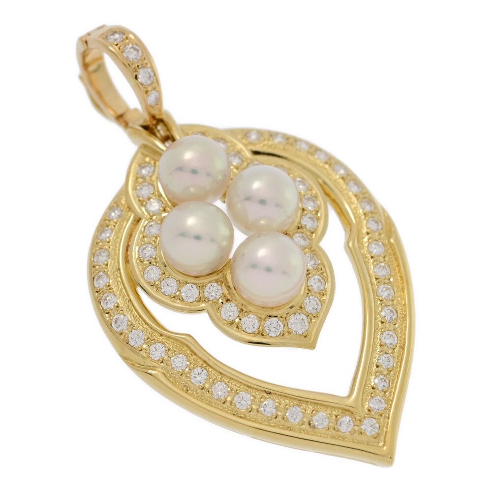 FD:1.09ct⁄MIKIMOTO ミキモト ペンダントトップ パール ダイヤ 0.44 