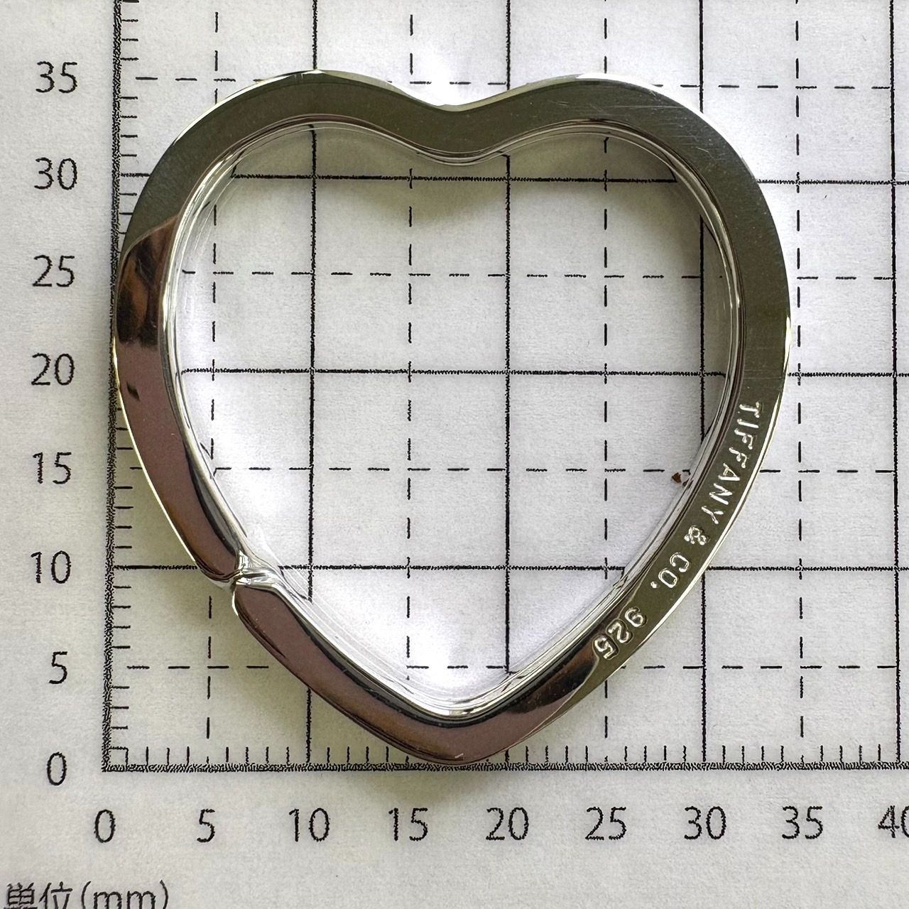 【極美品】TIFFANY & Co. ハート型キーリング 925シルバー ティファニー ハート シルバー925 キーリング チャーム
