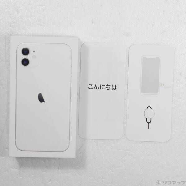 iPhone 11 ホワイト 256GB SIMフリー(MWM82J/A) じゃんぱら-Apple 国内版 【SIMフリー】 iPhone 11 256GB