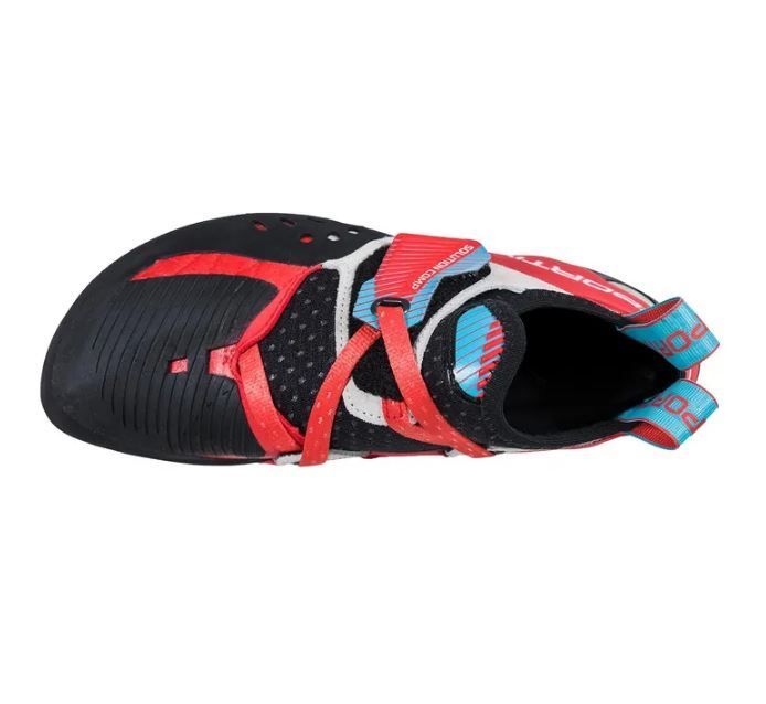 即納 】 スポルティバ ソリューション コンプ ウーマン ( Hibiscus / Malibu Blue ) | La Sportiva  SOLUTION COMP WOMEN'S サイズ34(EU)～38.5(EU） - メルカリ