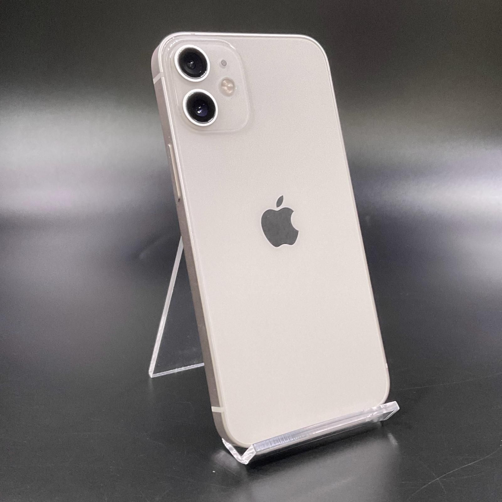 美品❣️iPhone 12 mini 128 GB SIMフリー　ホワイト　本体 iPhone 12 mini ホワイト 128 GB SIMフリー
