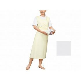 大阪エンゼル 入浴介助エプロン(ひもタイプ) ホワイト LL 6013 介護用品 （1点）