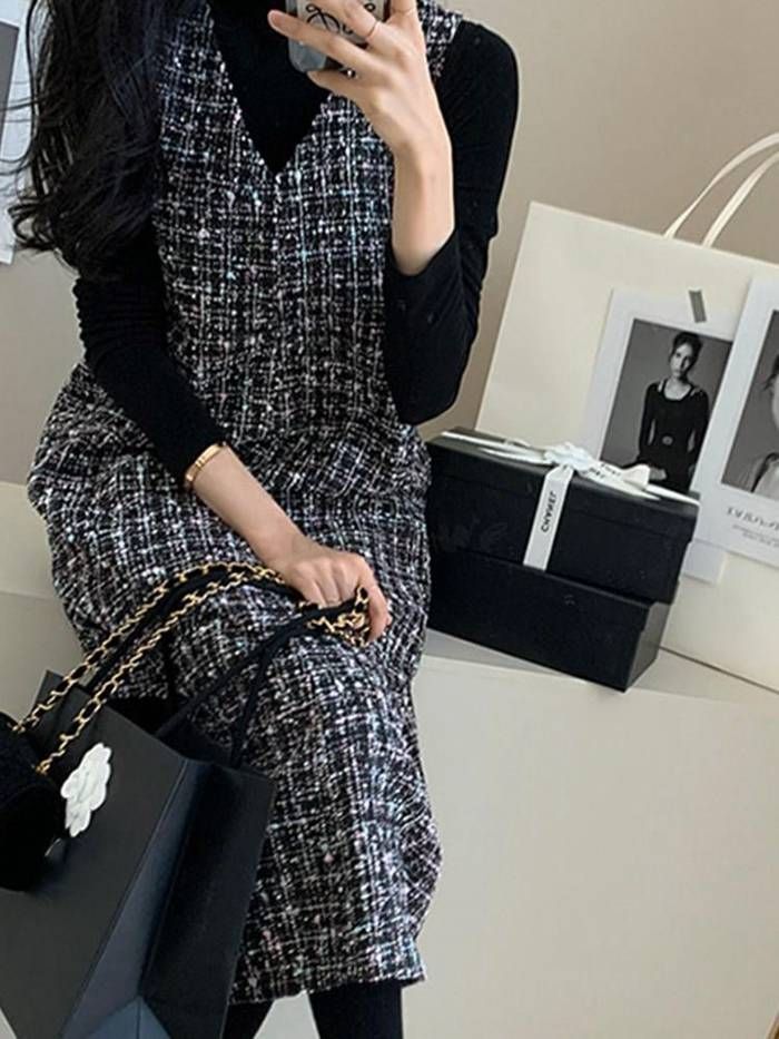 ノースリーブ 重ね着