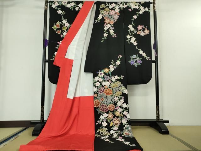 平和屋本店□極上 お引きずり・お引き摺り・引き振袖 和装 結婚式 舞妓  