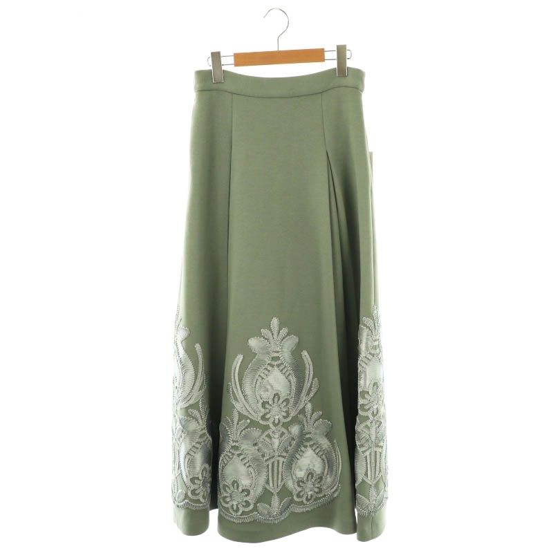 スカート AMERI VINTAGE RIBBON EMBROIDERY SKIRT Ameri（アメリ）の「RIBBON EMBROIDERY SKIRT（スカート）」 - WEAR