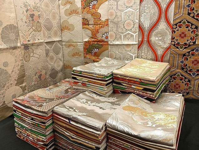 平和屋着物□袋帯 西陣 まとめて100点 鳳凰 向かい鶴 孔雀 蝶 風景  