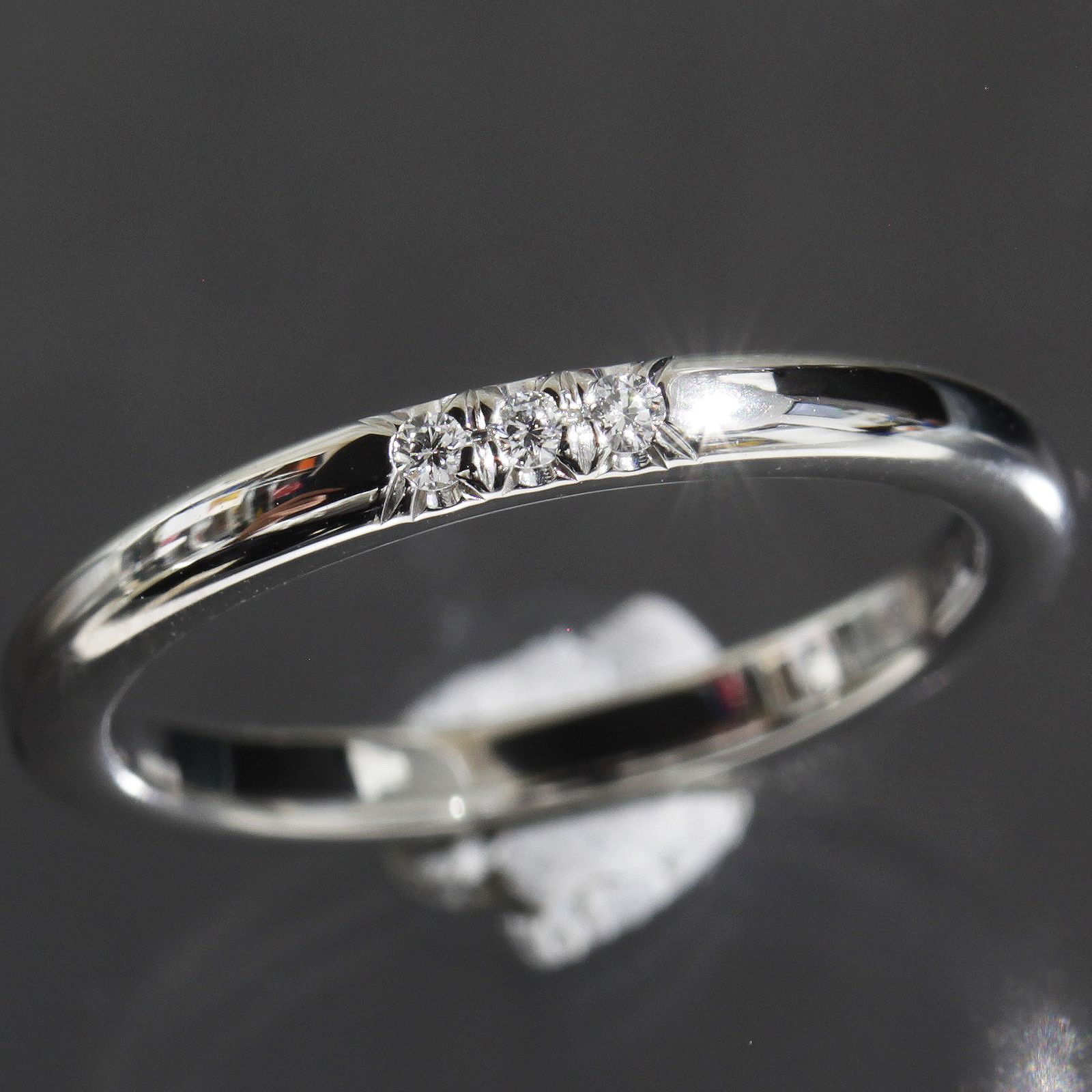 ティファニー フォーエバー ダイヤ リング 6号 PT950 箱 E1887