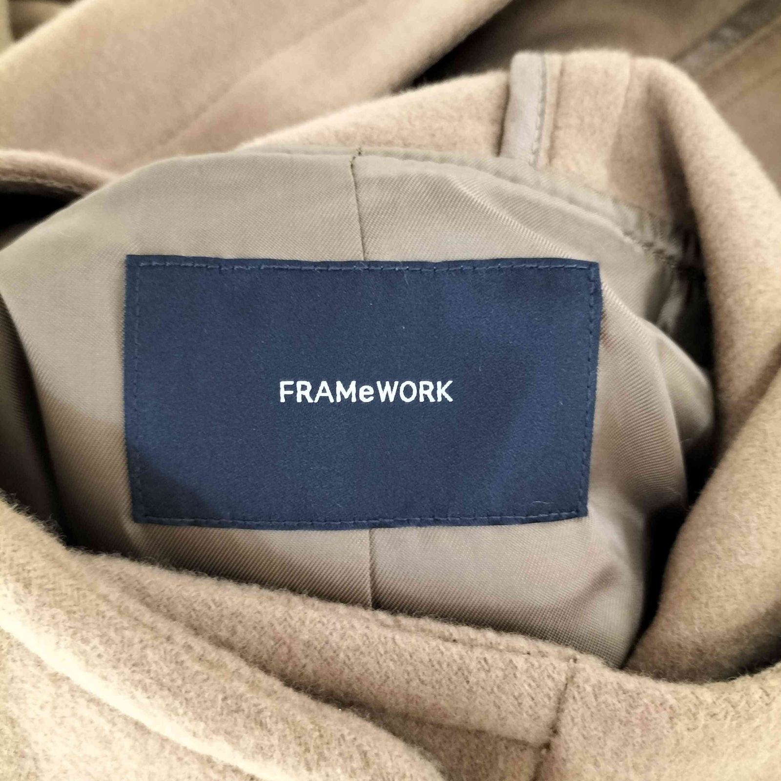 フレームワーク FRAMeWORK メルトンダッフルポンチョコート2
