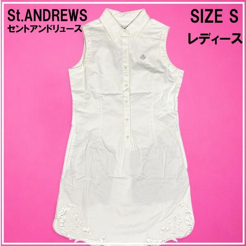 ST ANDREWS セントアンドリュース ノースリーブ ポロ ワンピース
